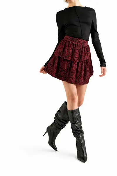 Sukně Guido Maria Kretschmer - Cessia Burgundy