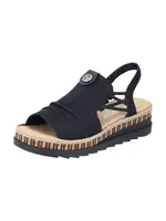 Rieker Sandále  čierna