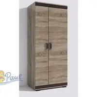 Šatní skříň P2 Dveře: Bílá, Rozměr: 80 cm, Korpus: Lancelot