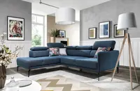 Sedací souprava Sidolo 1 Provedení: Levá varianta, Nožičky: Chrom, látka: Riviera 62