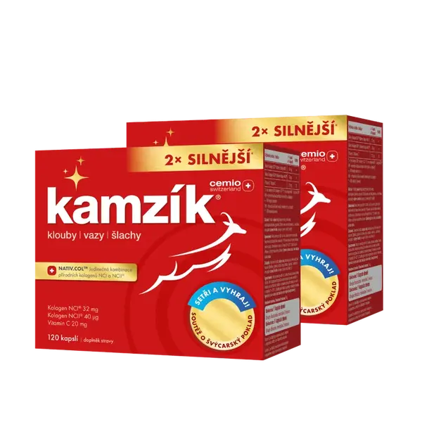 Cemio Kamzík®, 2 x 120 kapslí, soutěžní balení