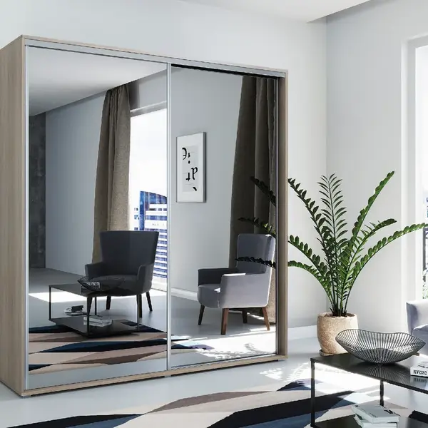 Šatní skříň Ska A01 Barva korpusu: Dub - sonoma, Rozměry: 100 cm