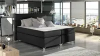 Boxspring Amadeo Rozměr: 180 x 200 cm, látka: Soft 11, Varianta: Bez LED osvětlení