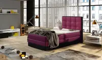 Boxspring Aster 90 látka: Mat Velvet 68 / Mat Velvet 99, Varianta: Levá