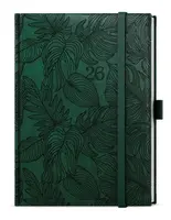 Týdenní diář 2026 Prokop Vivella extra B6 tmavě zelená Tropik