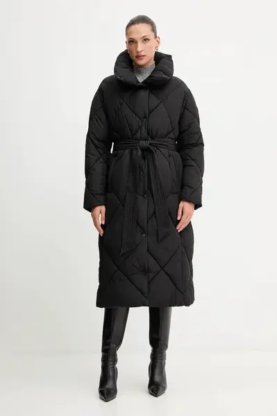 Bunda MICHAEL Michael Kors černá barva, zimní, 77A7205M41