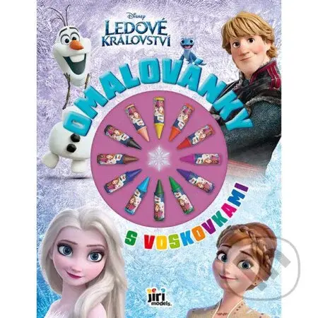 Omalovánky s voskovkami: Ledové království
