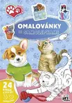 Omalovánky A4 se samolepkami Štěňátka a koťátka
