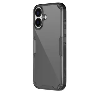 Zadní kryt Nillkin Nature TPU PRO pro Apple iPhone 17, transparentní + černá