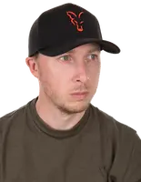 Fox kšiltovka collection baseball cap black orange