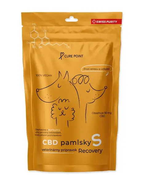 Cure Point CBD Recovery S pochoutka pro psy 100 g