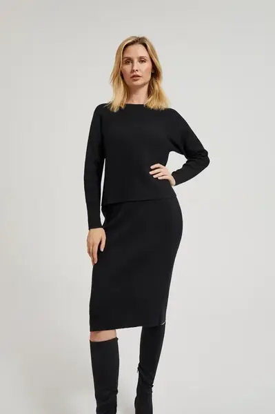 Marisse Women's Skirt Z-Sc-4501 Black