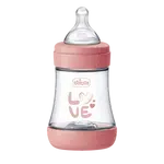 CHICCO Lahev kojenecká Perfect5 silikon, holka 150 ml