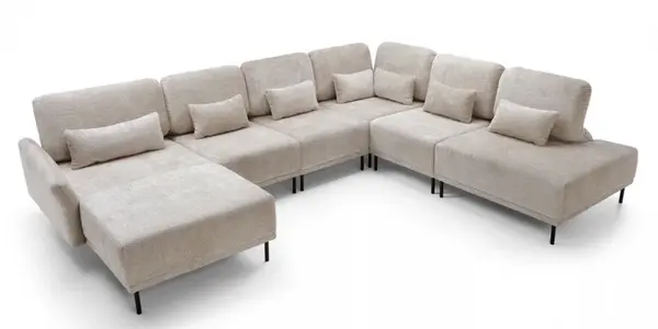 Polohovací sedací souprava do u adapto - pravá - výběr potahu