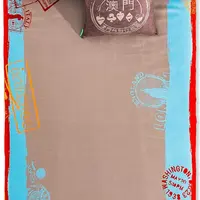 Ložní set 90-100x200cm andy - hnědá/mix barev