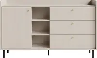 Široká komoda i ariana - béžová/dub pískový