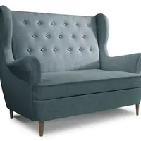 Dvoumístná pohovka aros - zelená - solid 39