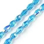 Electroplate Glass Beads Strands