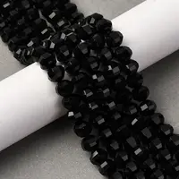 Natural Black Onyx Beads Strands