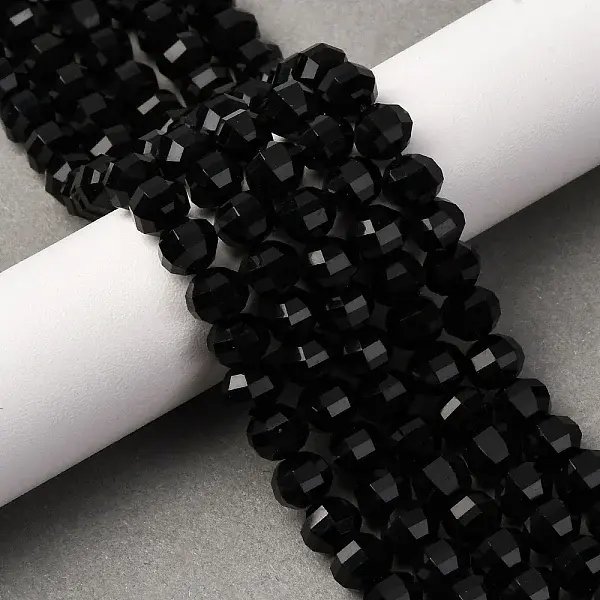 Natural Black Onyx Beads Strands