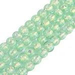 Handmade Foil Lampwork Beads Strands