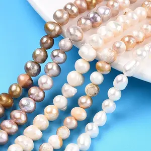 Natural Cultured Freshwater Pearl Beads Strands