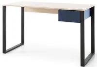Psací stůl raquel - béžová/modrá