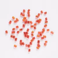 11/0 Two Cut Glass Seed Beads