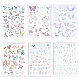 6 Sheet 6 Style Plastic Cabochons