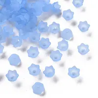 Transparent Acrylic Beads Caps