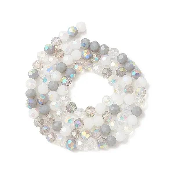 Electroplate Glass Beads Strands