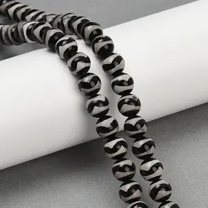 Tibetan Style dZi Beads Strands