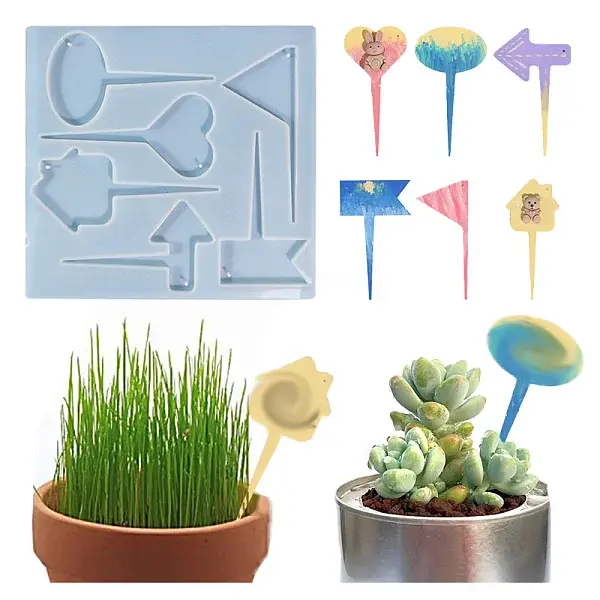DIY Food Grade Silicone Plant Label Molds
