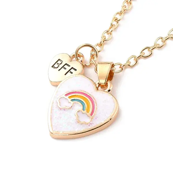BFF/Best Friends Forever Alloy Pendant Necklaces