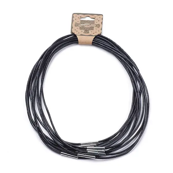 Cowhide Leather Cord Necklace Making