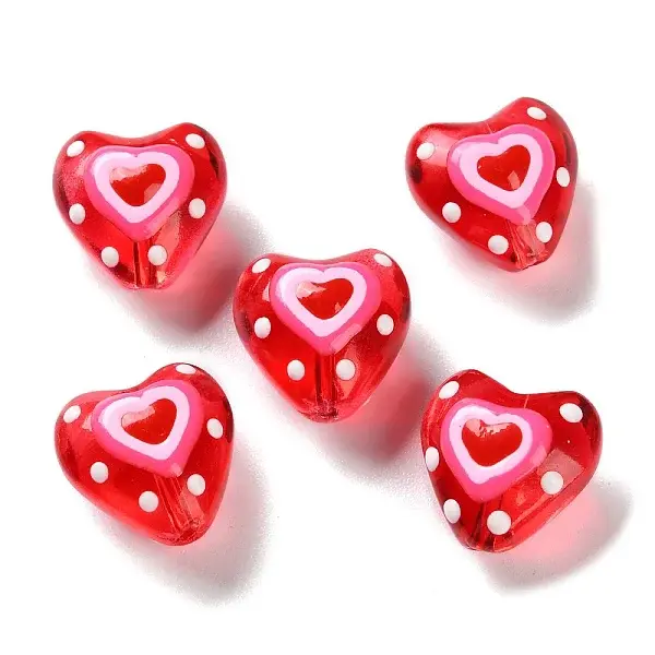 Transparent Glass Enamel Beads