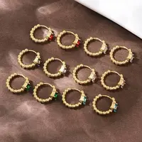 304 Stainless Steel Square Hoop Earrings