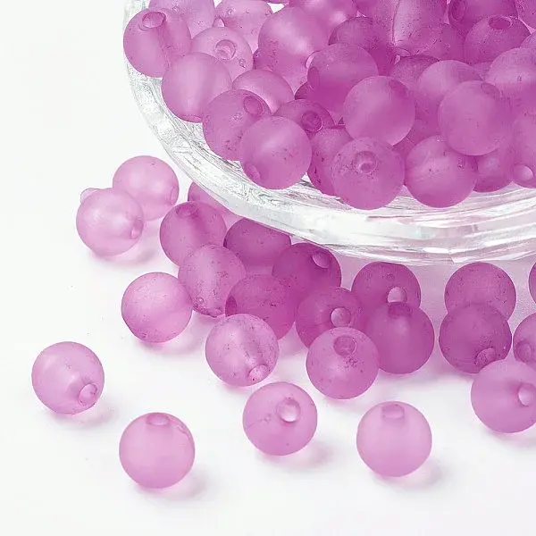 Transparent Acrylic Beads