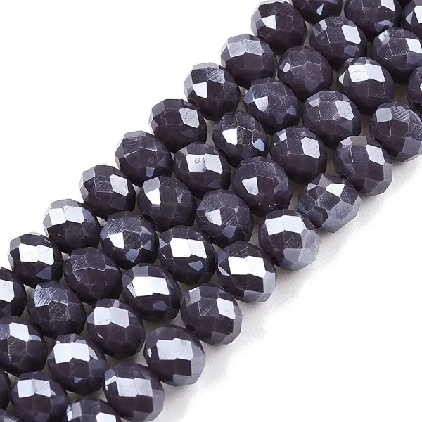 Electroplate Glass Beads Strands