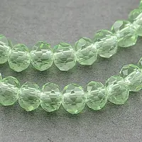 Transparent Glass Beads Strands
