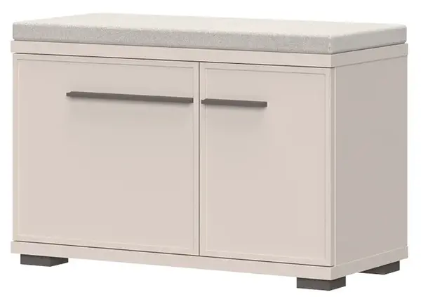 Velký botník s polstrováním baptiste - béžová