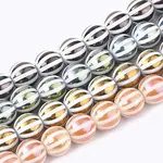 Electroplate Glass Beads Strands