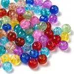 Transparent Crackle Glass Beads