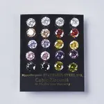 Cubic Zirconia Stud Earrings