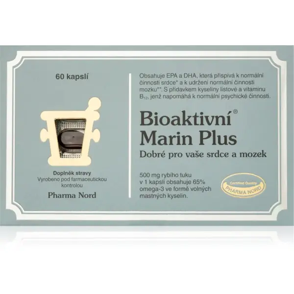 Pharma Nord Bioaktivní Marin Plus kapsuly pre zdravé srdce a cievy 60 cps