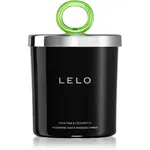 Lelo Flickering Touch Massage Candle masážna sviečka Snow Pear & Cedarwood 150 g