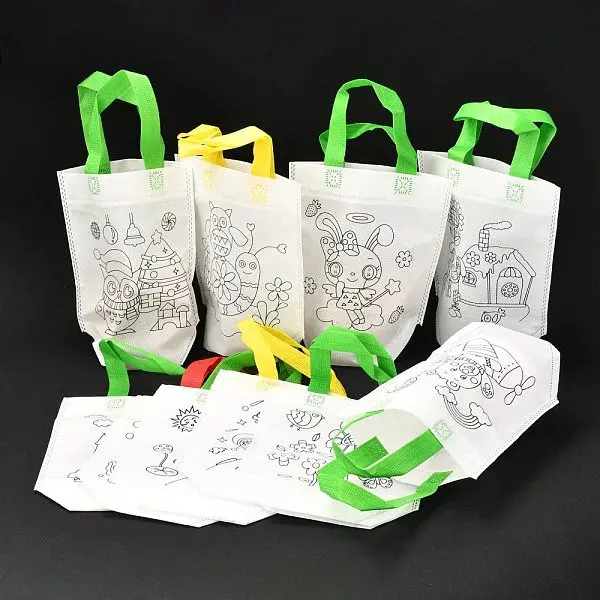 Rectangle Non-Woven DIY Environmental Scribble Bags