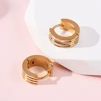 304 Stainless Steel Hoop Earrings