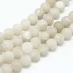 Natural White Jade Bead Strands