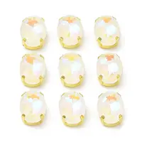 Mocha(MK) Oval Sew on Rhinestone